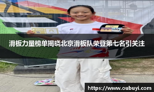 滑板力量榜单揭晓北京滑板队荣登第七名引关注