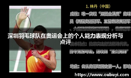 深圳羽毛球队在奥运会上的个人能力表现分析与点评